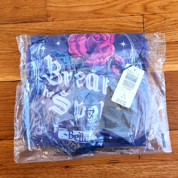 ❤️NWT VINTAGE TORRID DISNEY PRINCESS BELLE TEE BEAUTY AND THE BEAST TEE SIZE 1X - Picture 3 of 9